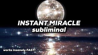 MIRACLE SUBLIMINAL   attract instant miracles in 24hrs - Extremely Powerful!