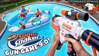 NERF GUN GAME | SUPER SOAKER 9.0 (Nerf First Person Shooter)