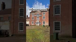 ABANDONED HOTEL - Before VS After  #abandoned #hotel #urbex #ytshorts #ytshort #youtube