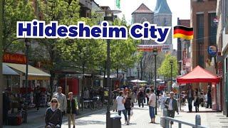 4k Hildesheim City Germany  Walk in Tour Ultra HD Walking in Tour   With Captions