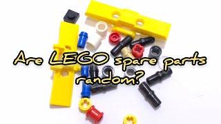 Are LEGO spare parts random?