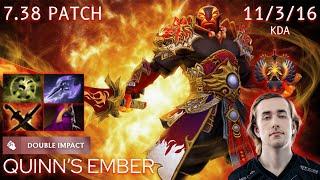  Dota 2 7.38 Quinn Ember Spirit - Win the lane, win the GAME! Full Ranked Match Pro Gameplay