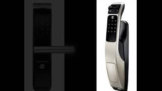 Innovative Push & Pull Digital Door Lock with Biometri, PIN Code & Remote Control - YMF40 & YMG40