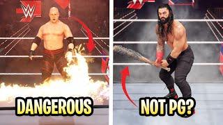 10 Banned Things You Can Do In WWE 2K24 