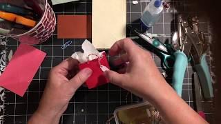 Tutorial little bags from envelopes.& mini shopping bag embellishment | dearjuliejulie