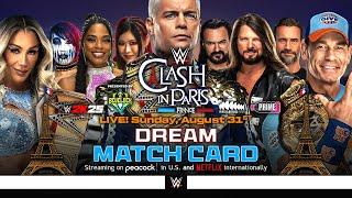 WWE Clash in Paris 2025 - Dream Match Card | Bevelock