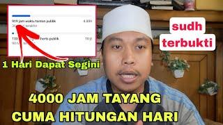 CARA CEPAT MENGEJAR 4000 JAM TAYANG 2024 ⁉️ CUKUP 1 HP  SUDAH TERBUKTI 100% BERHASIL MONET 