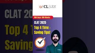  Top 4 Time-Saving Strategies for CLAT 2025 #clat2025 #clatpreparation #timemanagement
