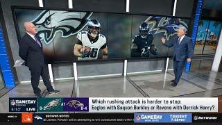 NFL GAMEDAY | Steve Mariucci bold prediction to Eagles vs. Ravens: Barkley or Henry win NFL Week 13?