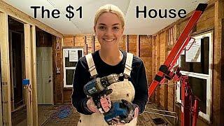 My $1 House: Adding Drywall & Plumbing (Week 14)