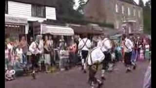 Morris dancing in Mayfield East Sussex England