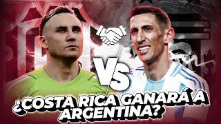 COSTA RICA vs ARGENTINA | AMISTOSO INTERNACIONAL | ANÁLISIS y PREDICCIÓN