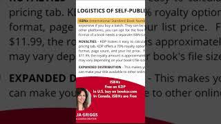  SELF-PUBLISHING QUICK TIP: ISBN = International Standard Book Number #amazon #booktube #isbn