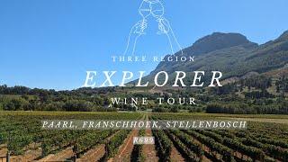 Wine Tour Cape Town Three Region Explorer Paarl, Franschhoek, Stellenbosch