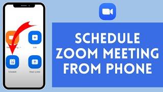 How to Schedule a Zoom Meeting from Phone 2024 | Schedule a Zoom Meeting