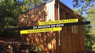 Auto construction maison en paille en 4 mois