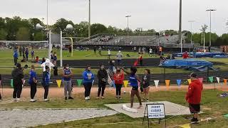 JV Shot Put Greenville County winner, Dior Dumas 4-17-21