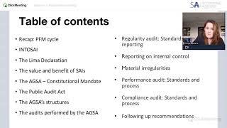 Session 11 Public Sector Auditing Introduction