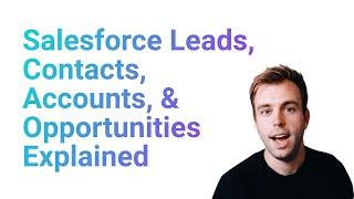 Salesforce Leads, Contacts, Accounts, & Opportunities Explained