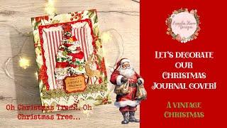 Let's Decorate our Christmas Journal Cover!!