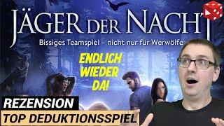 Rezension: Jäger der Nacht (KOSMOS 2020) - Top Deduktionsspiel (wie Werwölfe vom Düsterwald)