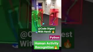 My 2nd Project - Human Activity Recognition ‍#python #shorts #human #youtube #code ‍‍