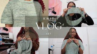 Finishing my Poppy Tee by Petite Knit + Starting my first ever test knit | Knit Vlog #37