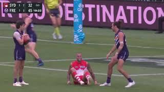 Buddy Franklin Plays On, Instantly Regrets It