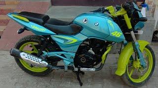 Bajaj pulser 150 new look modification by # ms wrap