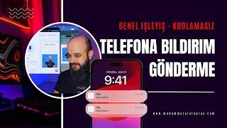 React Native ile Telefonlara Anında Bildirim Gönderme (Kodlama Yok!)