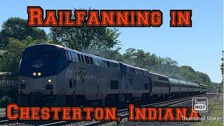 Railfanning in Chesterton, Indiana (ft. The Midwestern Railfan, NS 8101 and NS 1070) 6/7/20 - 6/8/20