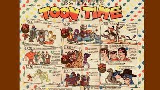 CBS Saturday Morning Cartoon Line Up with commercials | 1981