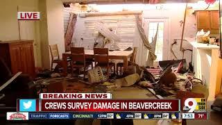 Crews survey storm damage in Beavercreek