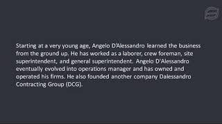 Angelo D’Alessandro - Head Management of Construction Firms