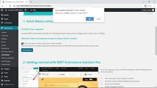 How To Import Demo Content In WordPress Theme | Buy WP Templates