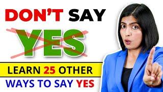 25 Casual Ways to Say " Yes" | Spoken English Vocabulary | Kanchan Keshari Vidya Connection