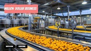 How To Make Millions From Processing 450 Metric Tons Of Oranges Daily Into Juice For Export