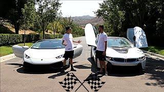 LAMBORGHINI VS BMW i8 RACE!! (INSANE) | FaZe Rug