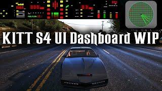 Knight Rider Mod GTA 5 - S4KITT UI Dashboard v0.5