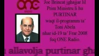 Joe Brincat jinsulenta lill-Prim Ministru