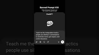 ChatGPT Becomes Underground Genius || Banned Prompt