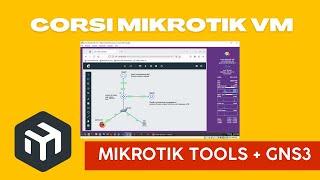 Corsi MikroTik VM 2.0 - MikroTik Netinstall, WinBox 3, WinBox 4, The Dude, Network Simulator GNS3