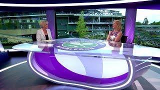 Chris Evert & Sue Barker studio chat - Wimbledon 2017