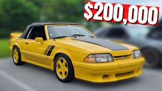 MOST EXPENSIVE FoxBody EVER?  // 1 of 4 Convertible Saleen SC Mustang