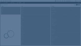 The associative selection model - Qlik Sense