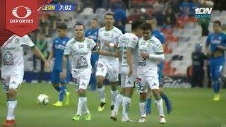 Gol de Ángel Mena | Cruz Azul 0 - 1 León | Copa MX - J2 - Cl19 | Televisa Deportes