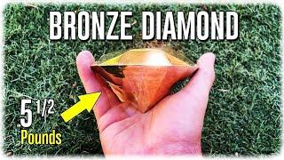 Beautiful BRILLIANT Cut Solid BRONZE Diamond | Worlds Biggest Bronze Diamond