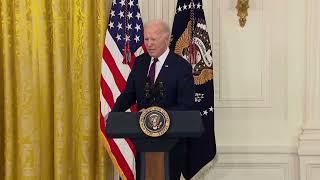 Biden, Heavily Slurring, Says He Tells Young Men To "Pick A Family With Five Sisters Or More"