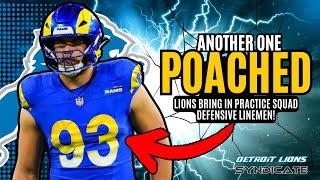 Detroit Lions POACH DE From LA Rams Practice Squad, Will Joins 53 Man Roster!