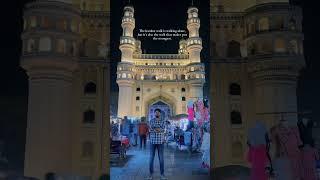 Timelapse at Charminar Hyderabad #ytshorts #thefoodguruji #travel #hyderabad #charminar #timelapse